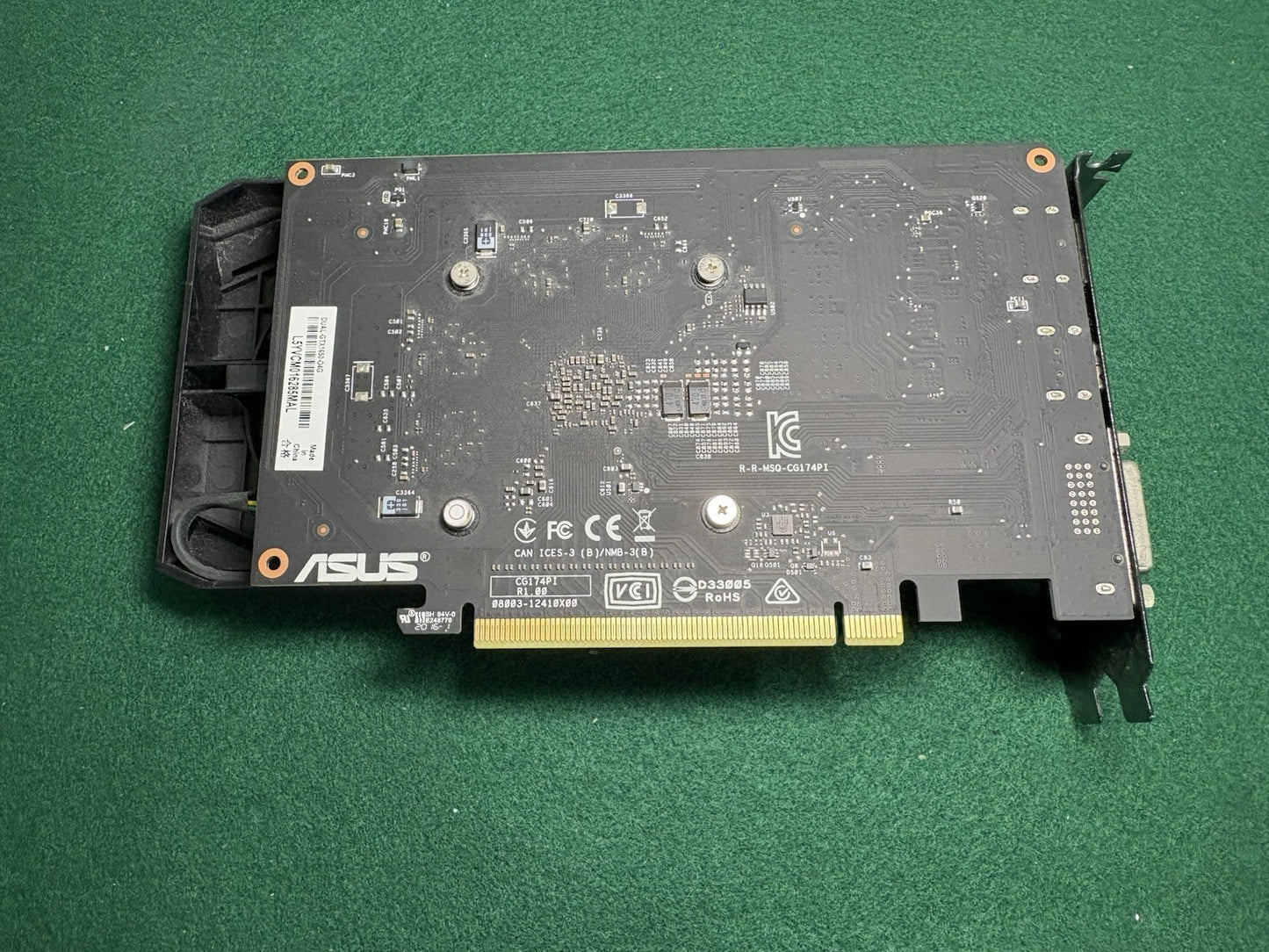 ASUS Nvidia GeForce GTX 1650 OC 4G Graphics Card DUAL-GTX1650-O4G-DIS