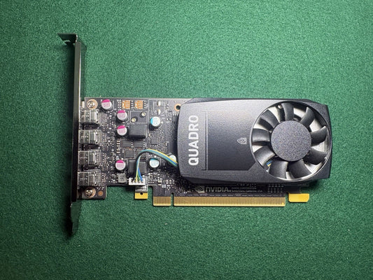 NVIDIA Quadro P620 2GB GDDR5 4 Mini DP High Profile Graphics Card