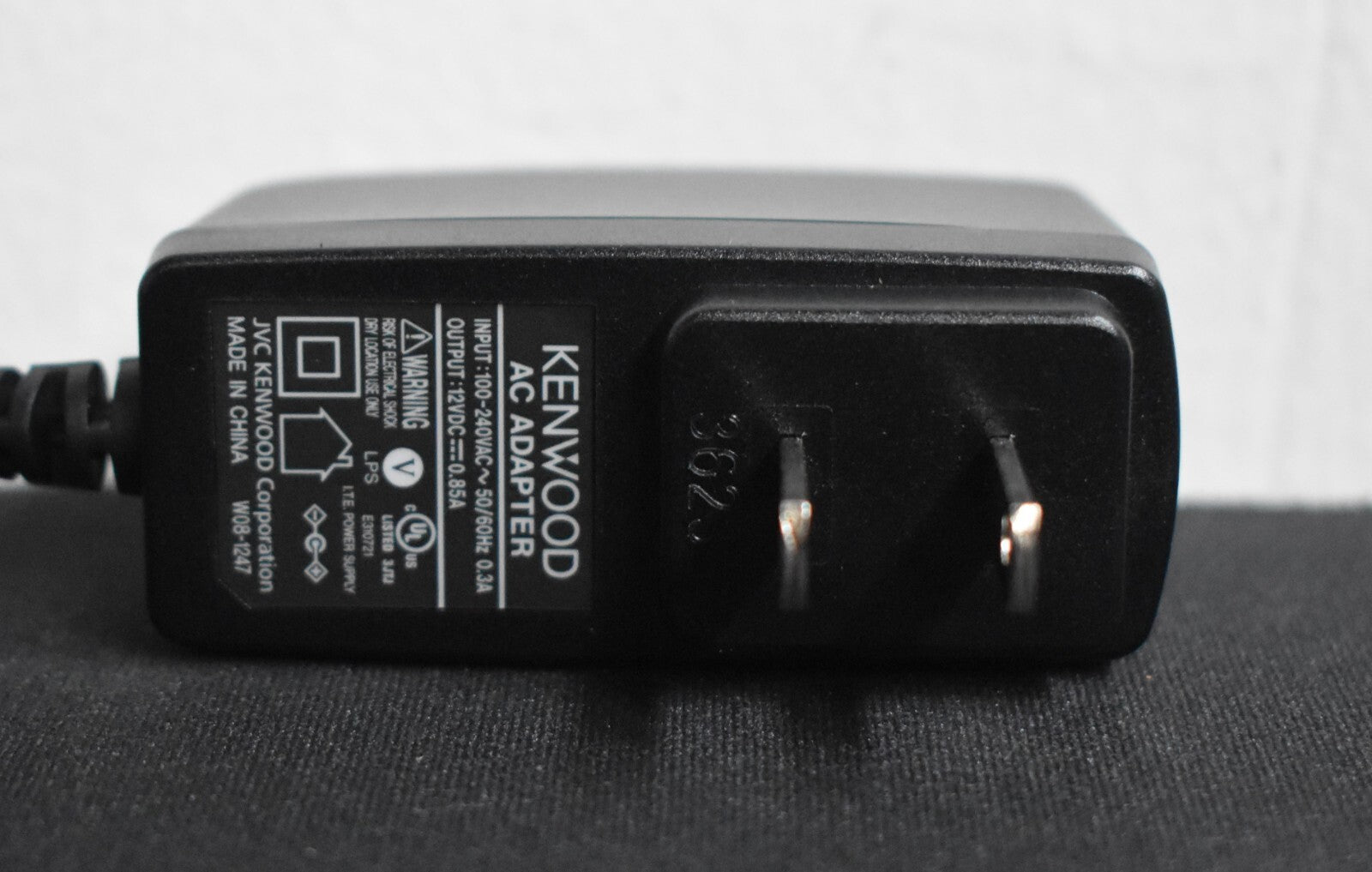 LOT OF 20 Kenwood AC OEM POWER ADAPTER W08-1247 12V 0.85A / KSC-35S / KSC-25L