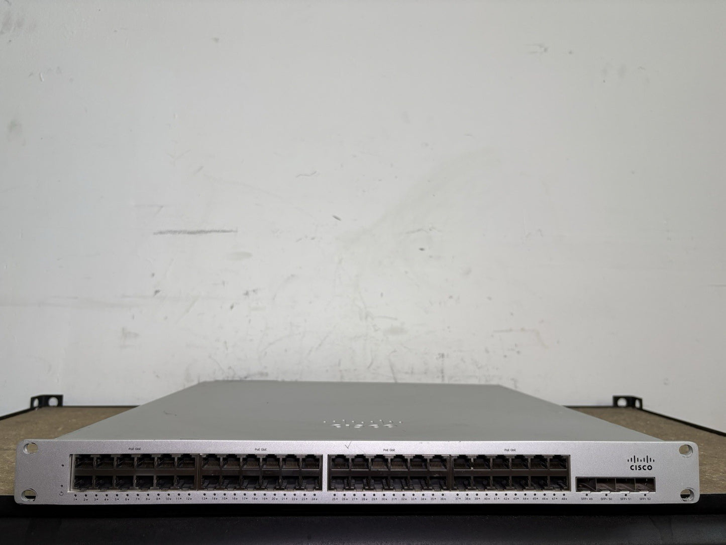 Cisco Meraki MS250-48FP-HW Gigabit Ethernet PoE UNCLAIMED Switch Single pwr sply