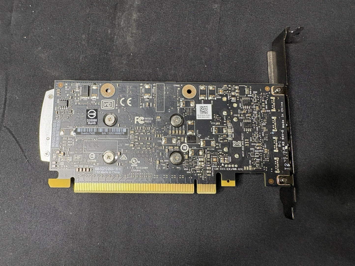 Lot of 51  Dell NVIDIA Quadro P400 2GB GDDR5 PCIe Graphics Card Dell P/N: 0F2NVH