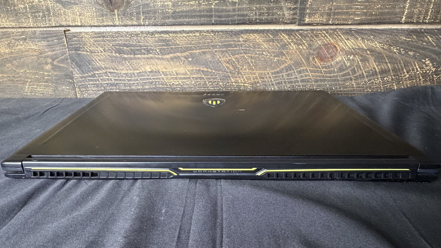 MSI MS-16K2   Laptop i7-7700HQ 16GB RAM 2TB HDD & 256 SSD,  WIN 11 Pro quadro