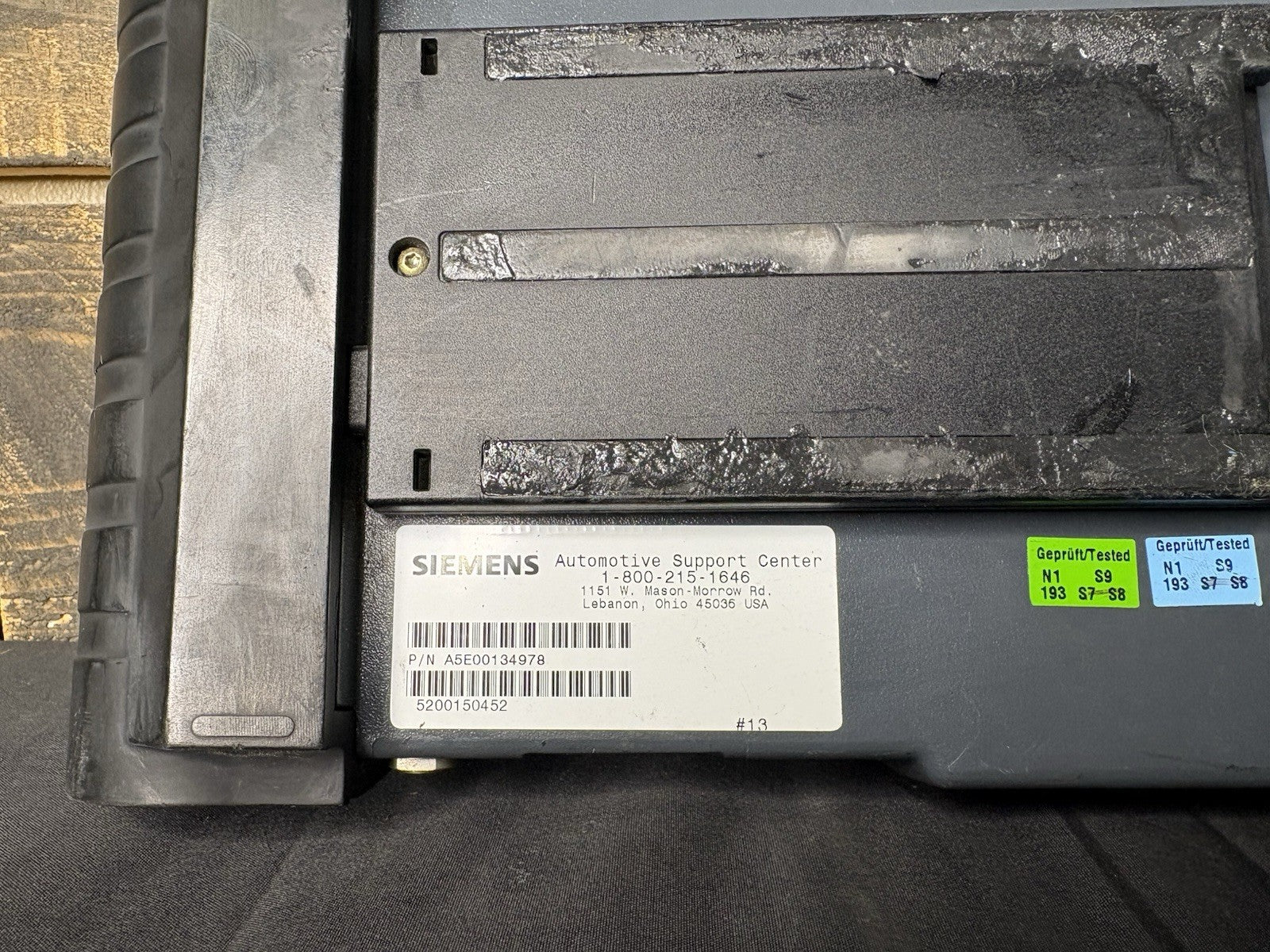 SIEMENS BMW Bedienteil GT1 US DIAGNOSTIC TOUCHSCREEN A5E00134978