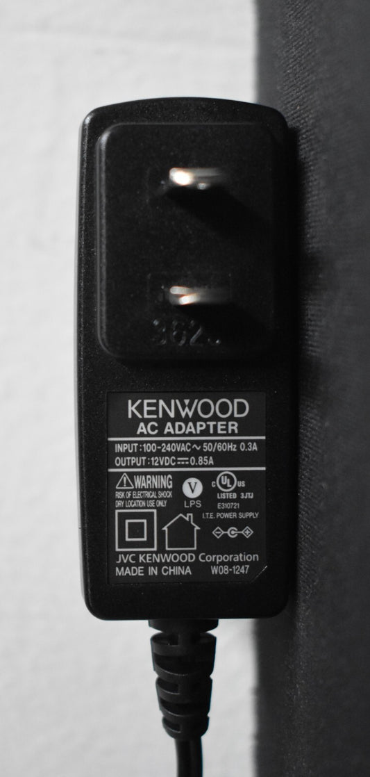 Genuine Kenwood AC POWER ADAPTER W08-1247 12V 0.85A / KSC-35S / KSC-25L