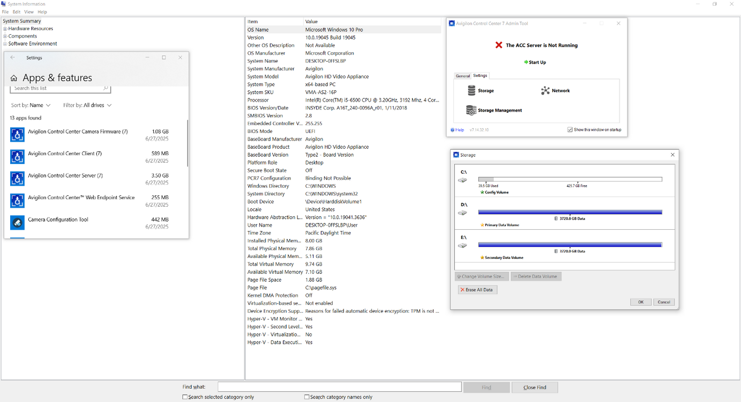 Avigilon HD Video Appliance Pro (VMA-AS2-16P12) *READ*