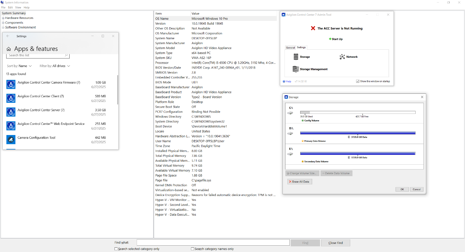 Avigilon HD Video Appliance Pro (VMA-AS2-16P12) *READ*