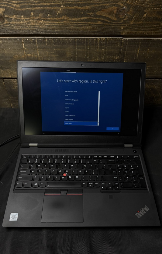 Lenovo ThinkPad P15 Gen 1 FHD i7-10750H 16GB 512GB WIN 10