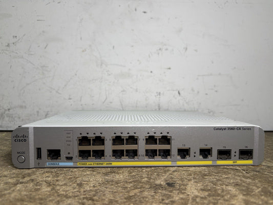 CISCO Catalyst 3560-CX Series WS-C3560CX-12PC-S