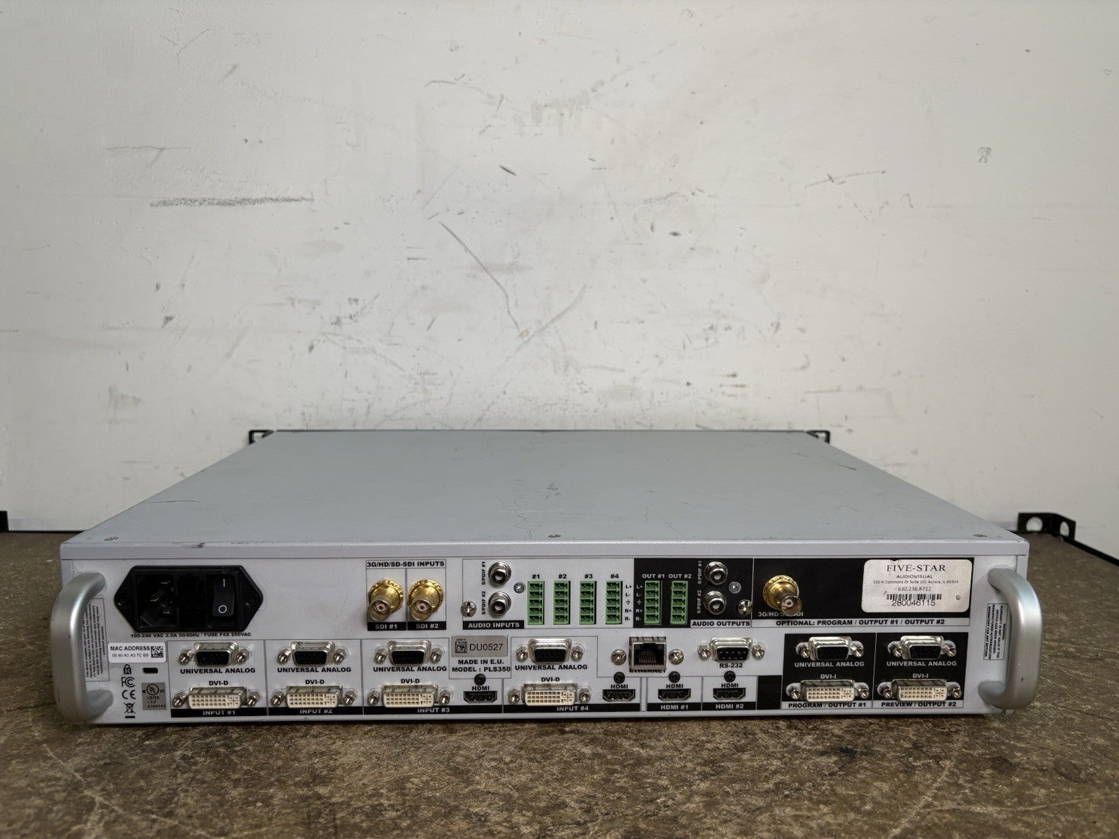 Analog Way PLS350-3G Pulse Hi-Resolution Mixer Seamless Presentation Switcher