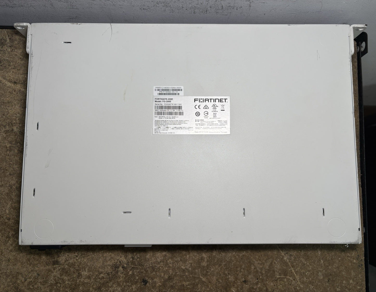 Fortinet FortiGate 200E FG-200E Network Security / Firewall Appliance