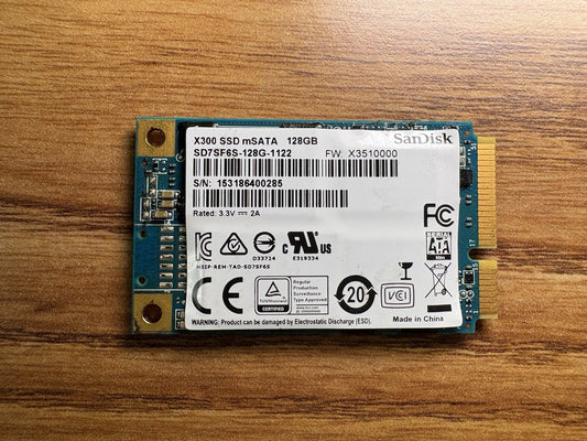 SanDisk X300 mSATA 128GB SD7SF6S-128G-1122