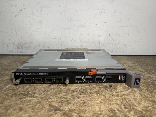 Dell PowerConnect M8024-K 4 Port 10Gb Network Switch 7WKF9 w/ 4 Port 10Gb Module