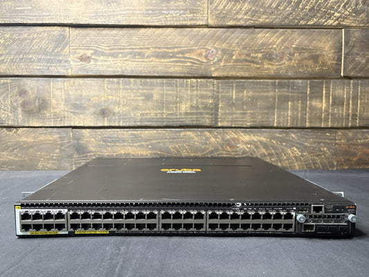 Aruba JL076A 3810M RSVLC-1407 HPE Smart Rate PoE+ 1-Slot Switch No PSU w/ jl083A