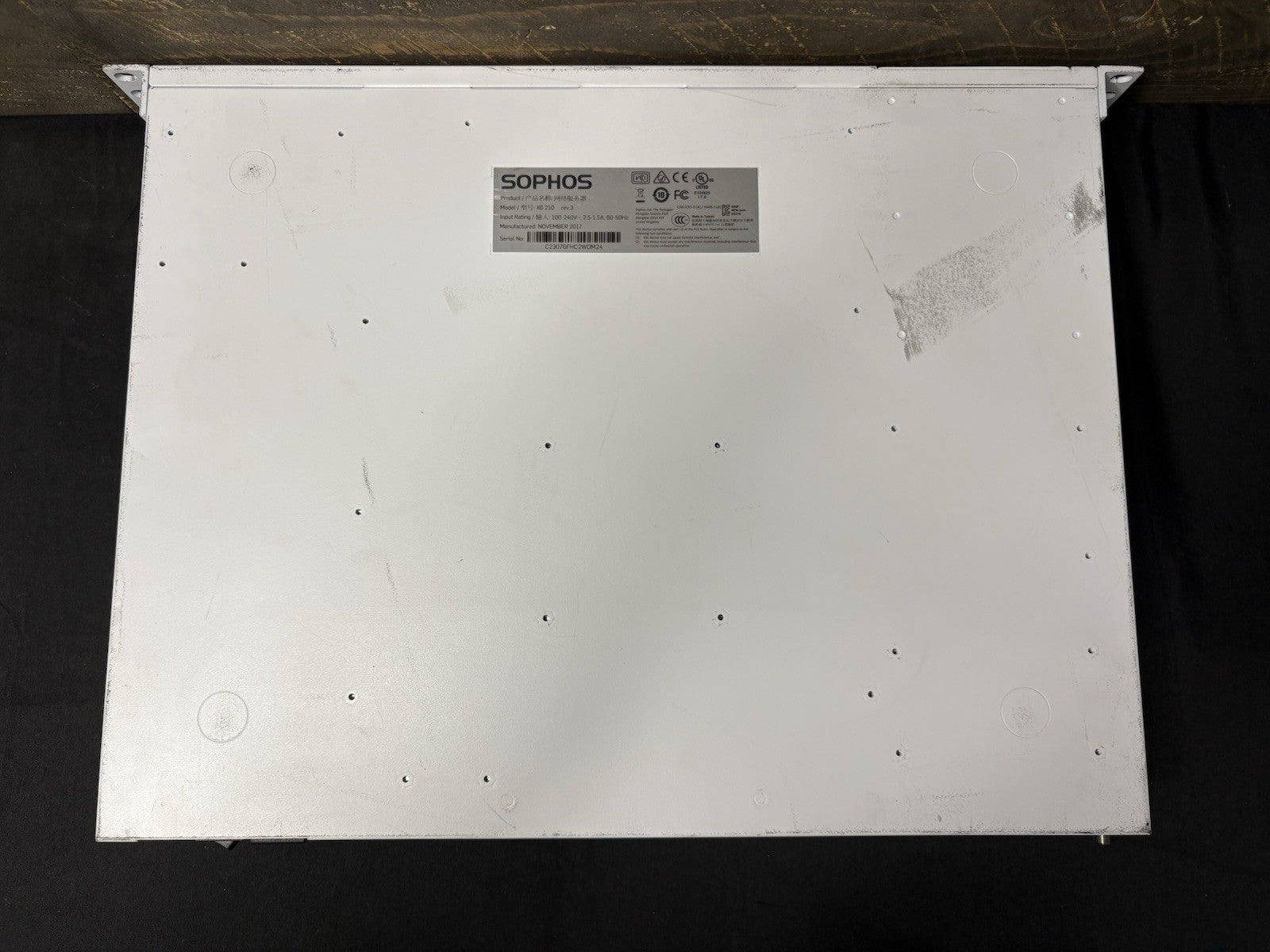 Sophos XG210 Rev.3 Network Security Firewall Appliance with Rack Ears