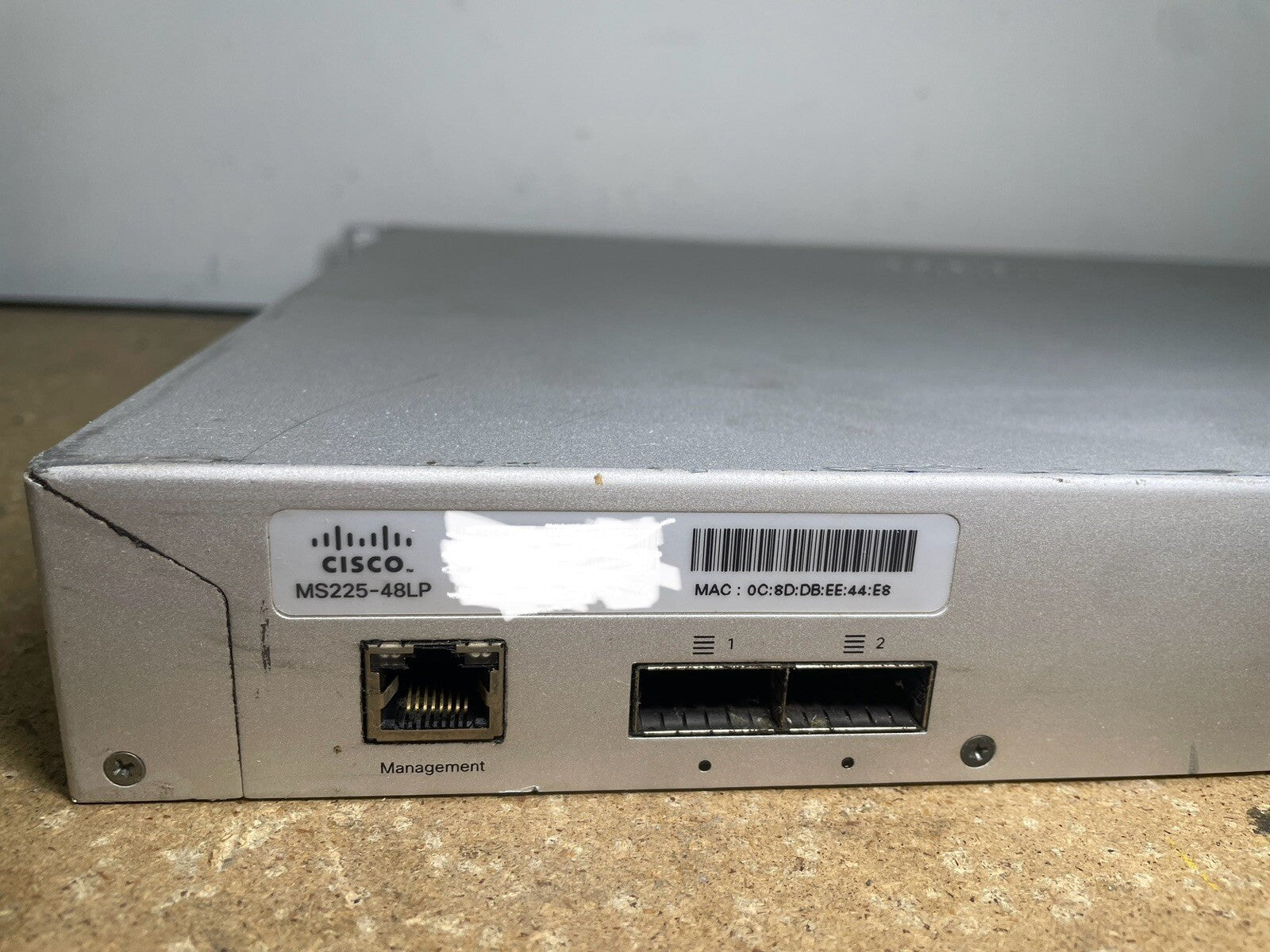 Cisco Meraki MS225-48LP 48 Port Gigabit Ethernet Switch UNCLAIMED