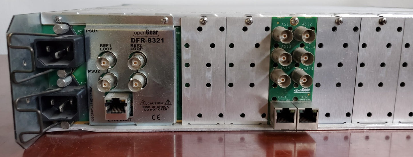 Blackmagic Design OpenGear DFR-8321 Frame w/ 1x MVN-MX260