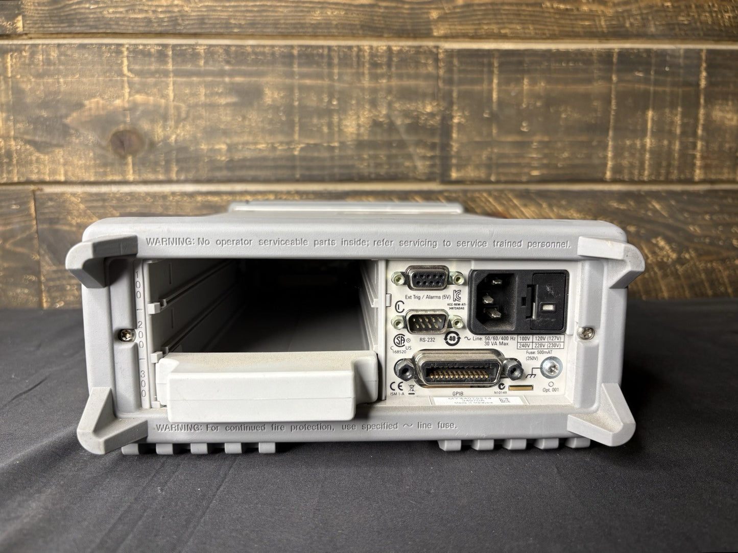 Agilent 34970A Data Acquisition Switch Unit Mainframe Only, No Modules Installed