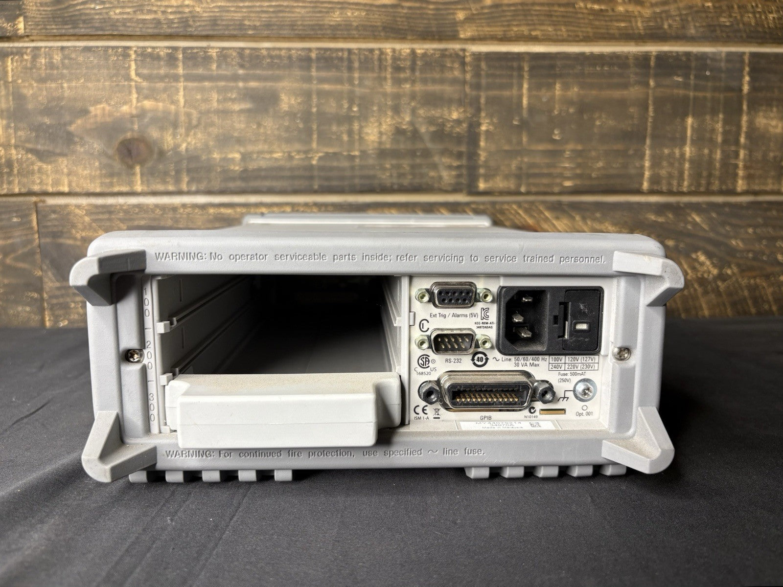 Agilent 34970A Data Acquisition Switch Unit Mainframe Only, No Modules Installed