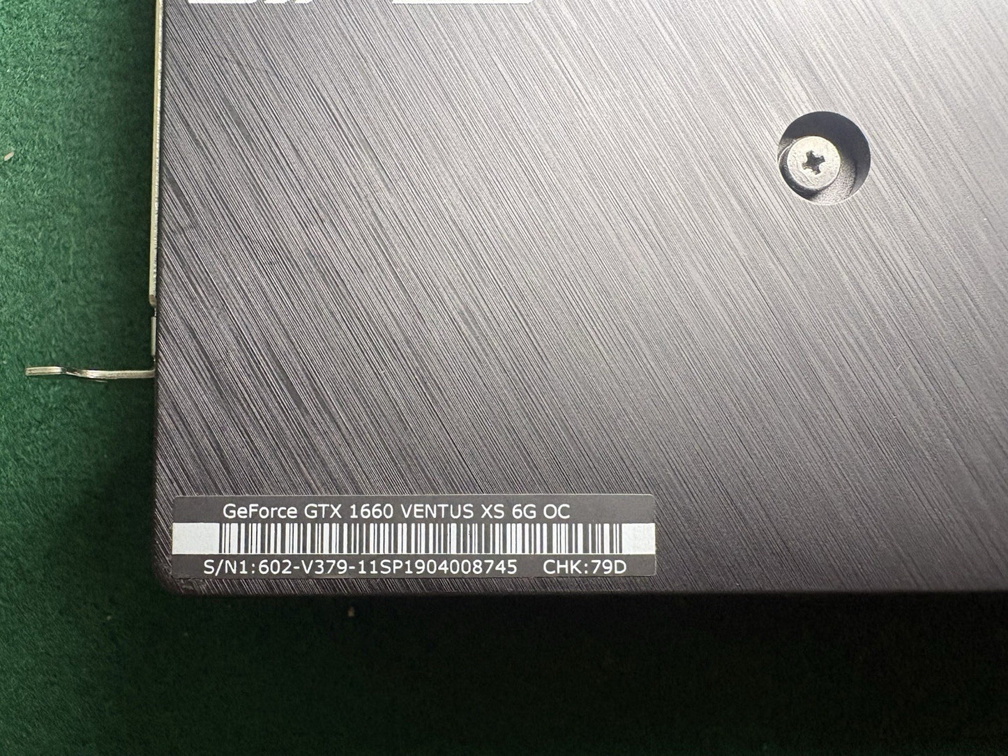 MSI GeForce GTX 1660 Ventus XS 6GB GDDR6 Graphics Card 602-V379-11SP1904008745
