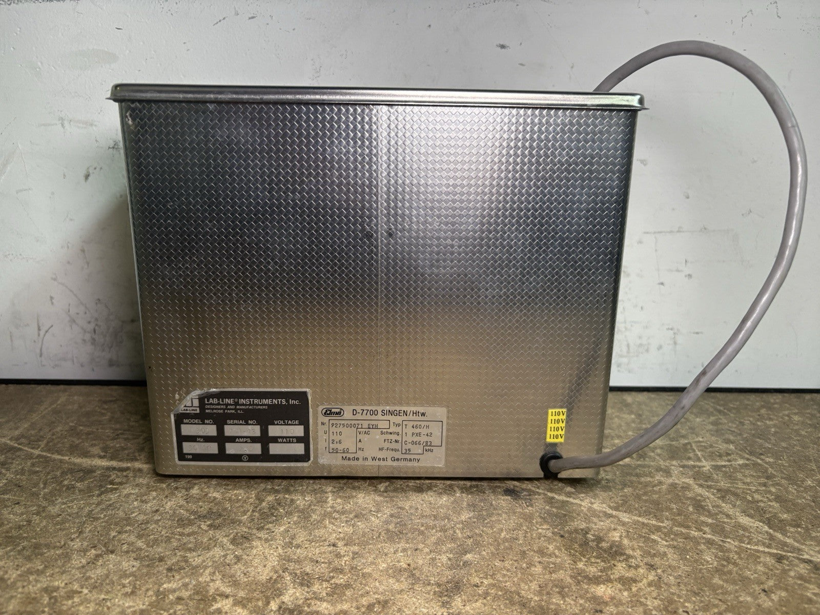 Elma Transsonic T460/H ultrasonic cleaning tank Elma D-78224 / T 460 H