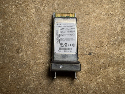 Cisco CVR-X2-SFP10G V03 Module 1 Port X2 to SFP+ 10 Gigabit  