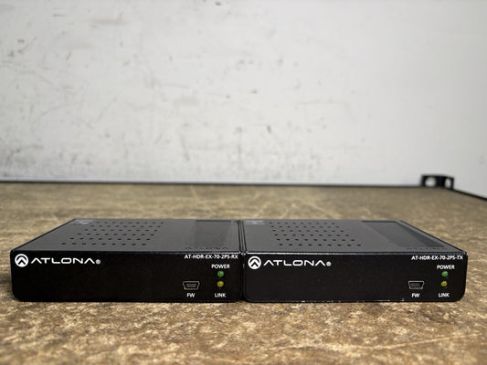 Atlona AT-HDR-EX-70-2PS RX/TX 4K HDR HDMI Over HDBaseT Transmitter Receiver