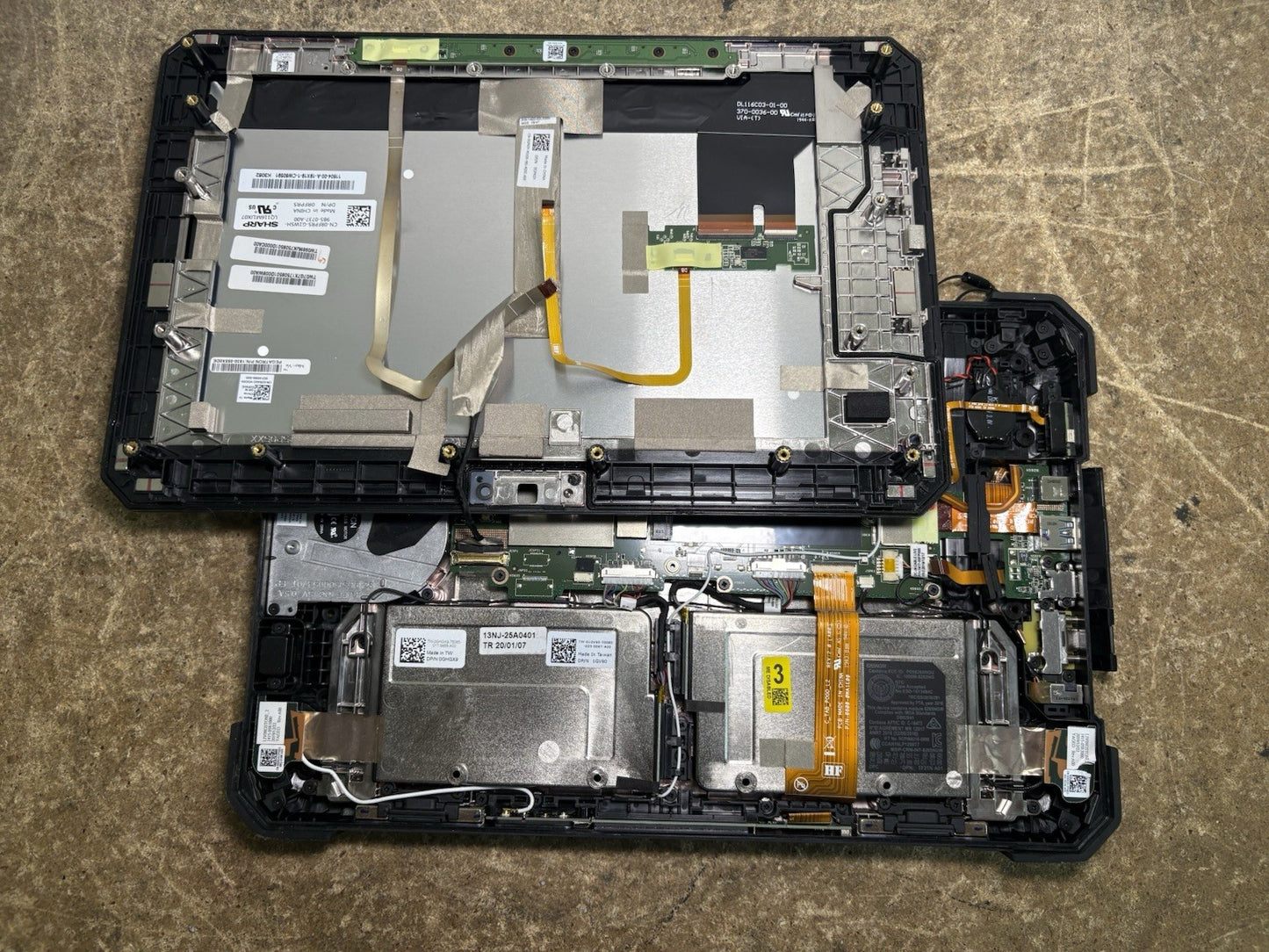 Dell Latitude 7212 Rugged Extreme Tablet  i5-8350U 8GB RAM NO SSD NO BATT