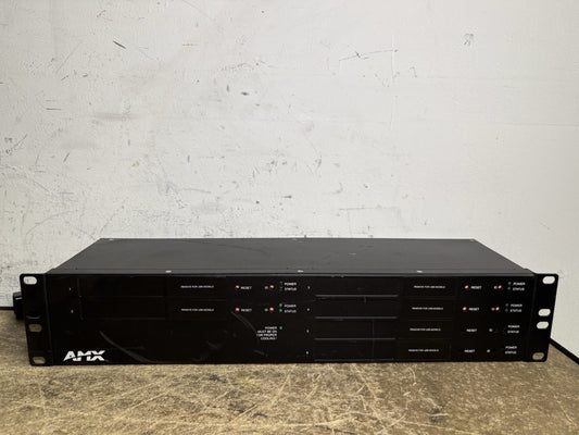 SVSi / AMX N9206 Networked AV 2RU Rack Mount Cage W/ 4x N2151 Cards