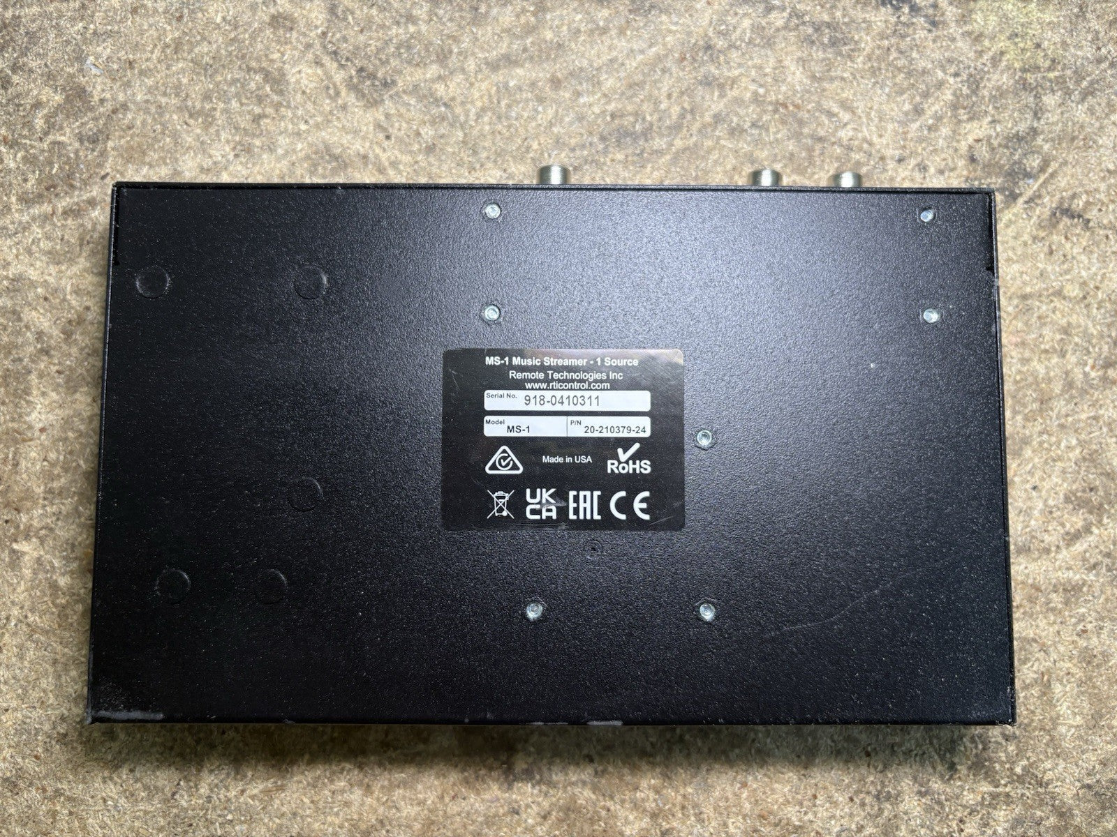 RTI MS-1 Music Source Streamer - 1 Source