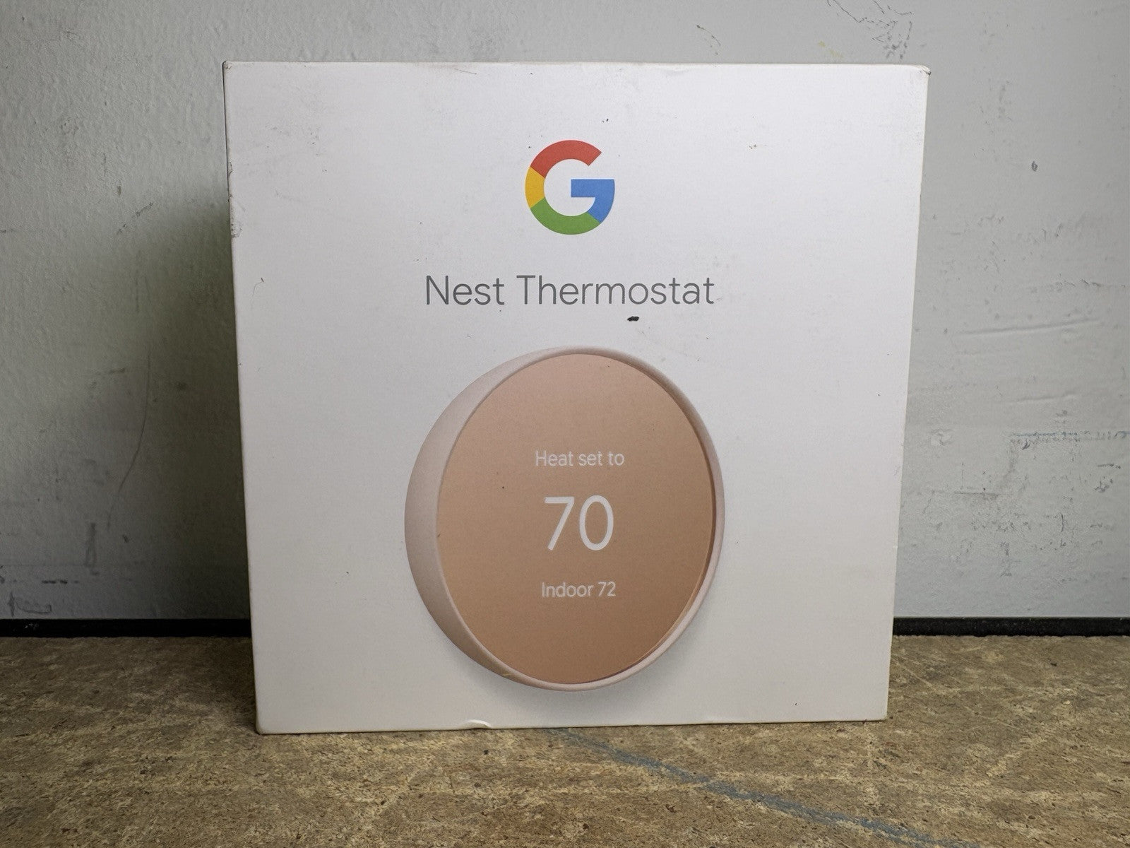 Google Nest Thermostat Model G4CVZ Sand