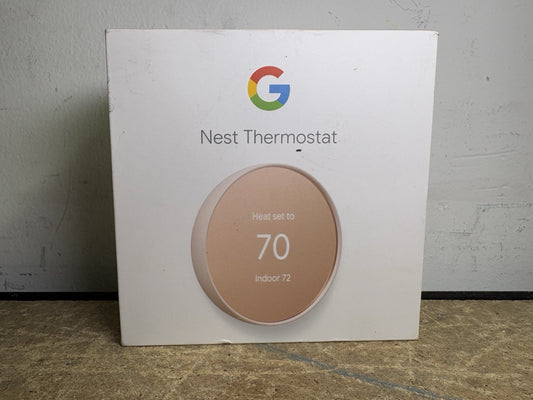 Google Nest Thermostat Model G4CVZ Sand