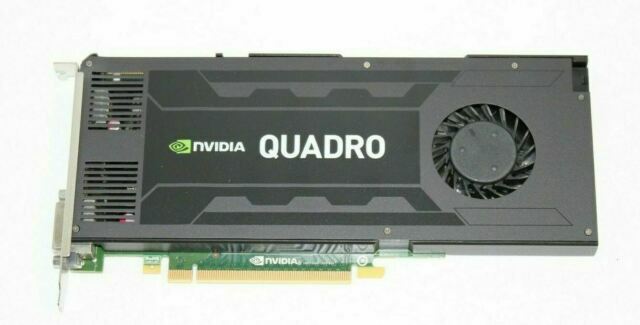 Nvidia Quadro K4200 4GB GDDR5 2x DisplayPort PCIe Graphics Card 0J4F85